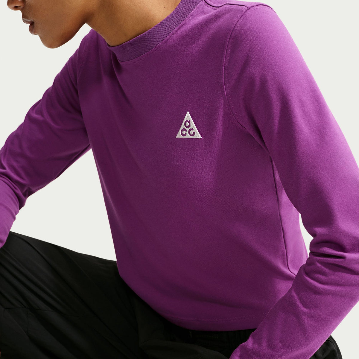 - Nike ACG Dri-FIT Long-Sleeve Top (Women's) - Bold Berry/Summit White