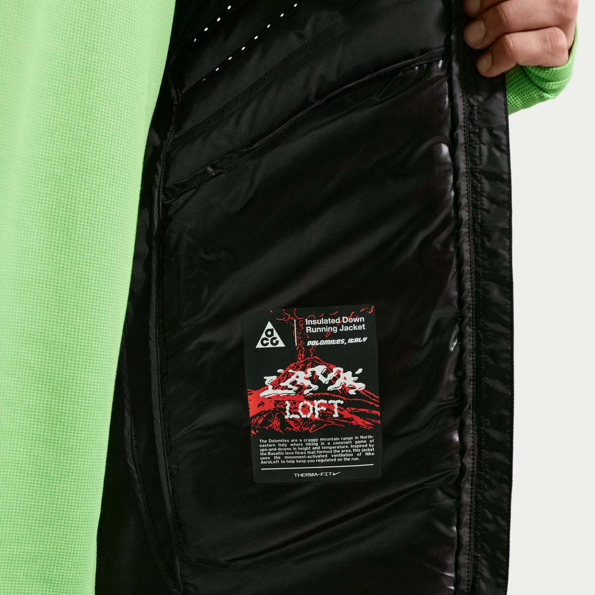 - Nike ACG Lava Loft Therma-FIT Trail Running Jacket (Men's) - Black/Black/Black/Summit White
