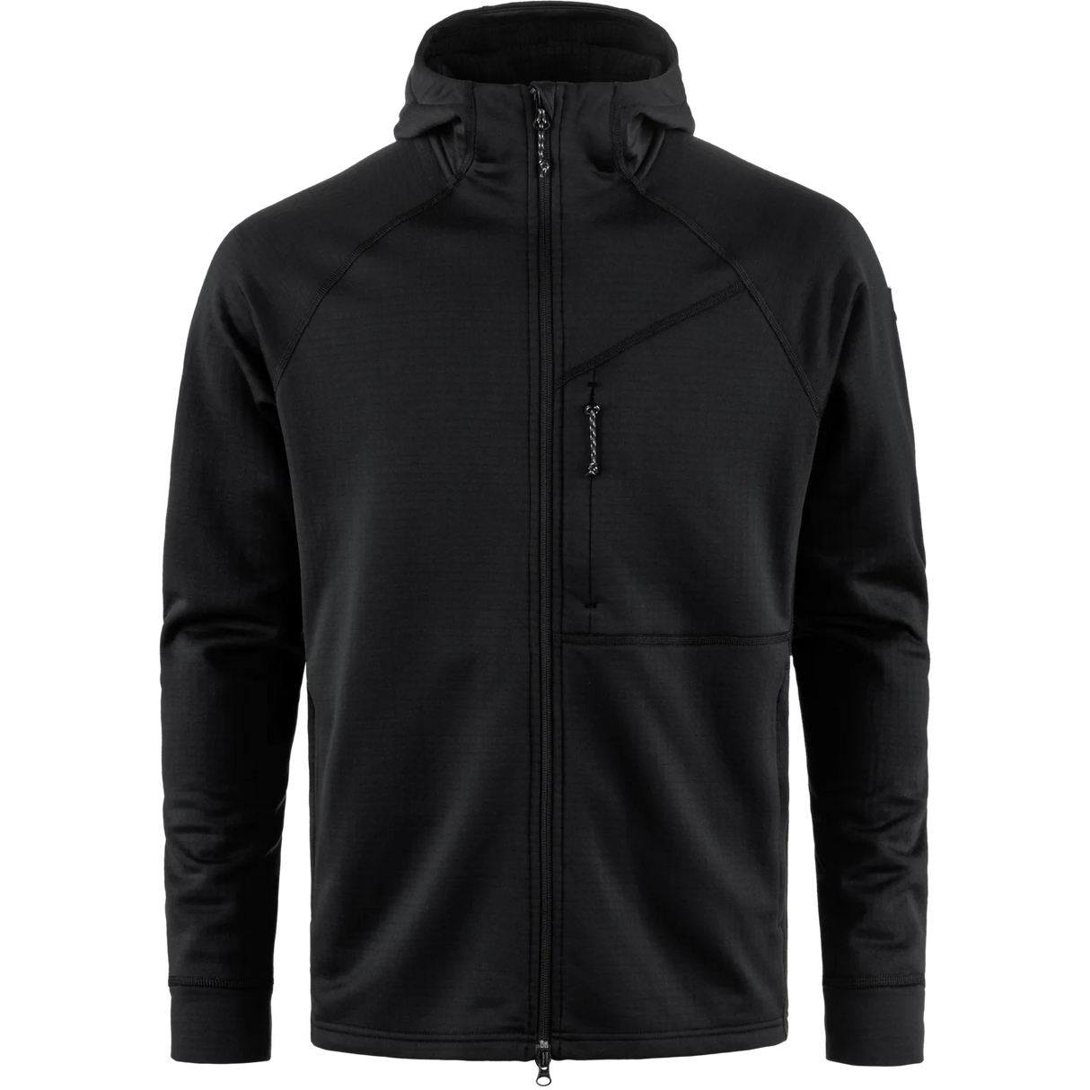 Fjällräven Abisko Grid Fleece Hoodie (Men's) - Fjallraven - Black