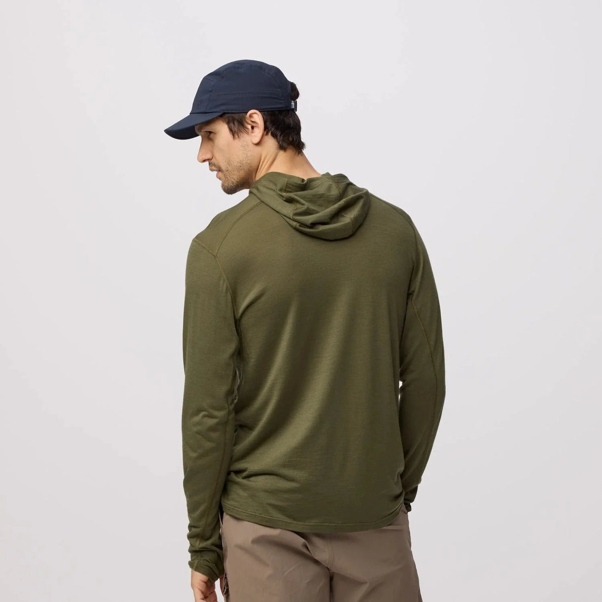 Fjällräven Abisko Wool Hoodie (Men's) - Laurel Green