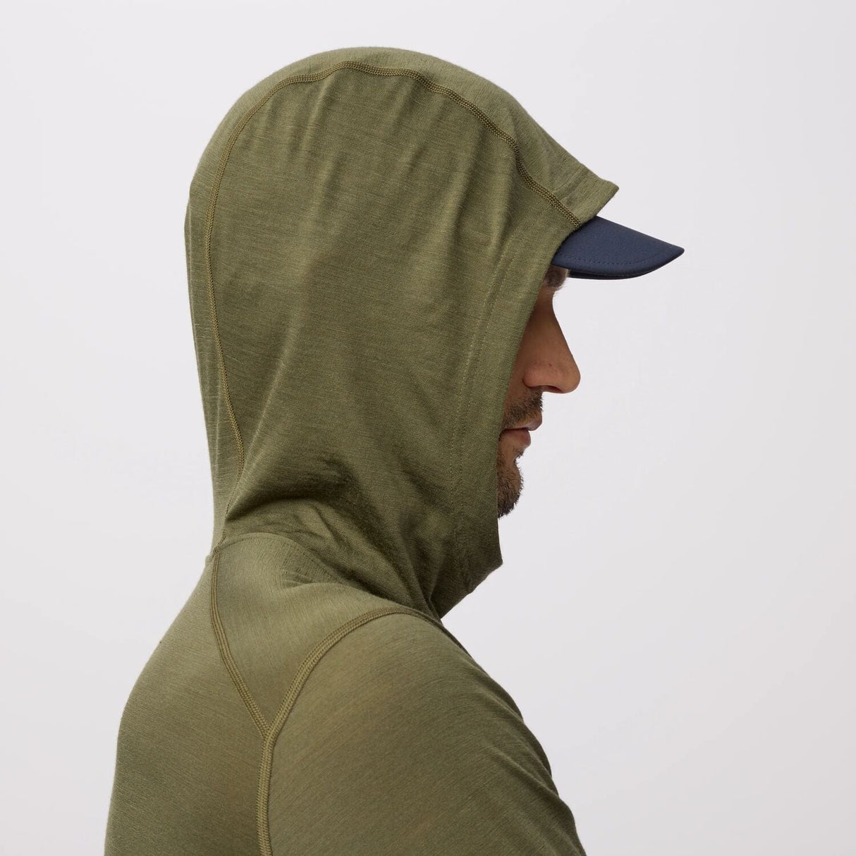 Fjällräven Abisko Wool Hoodie (Men's) - Laurel Green