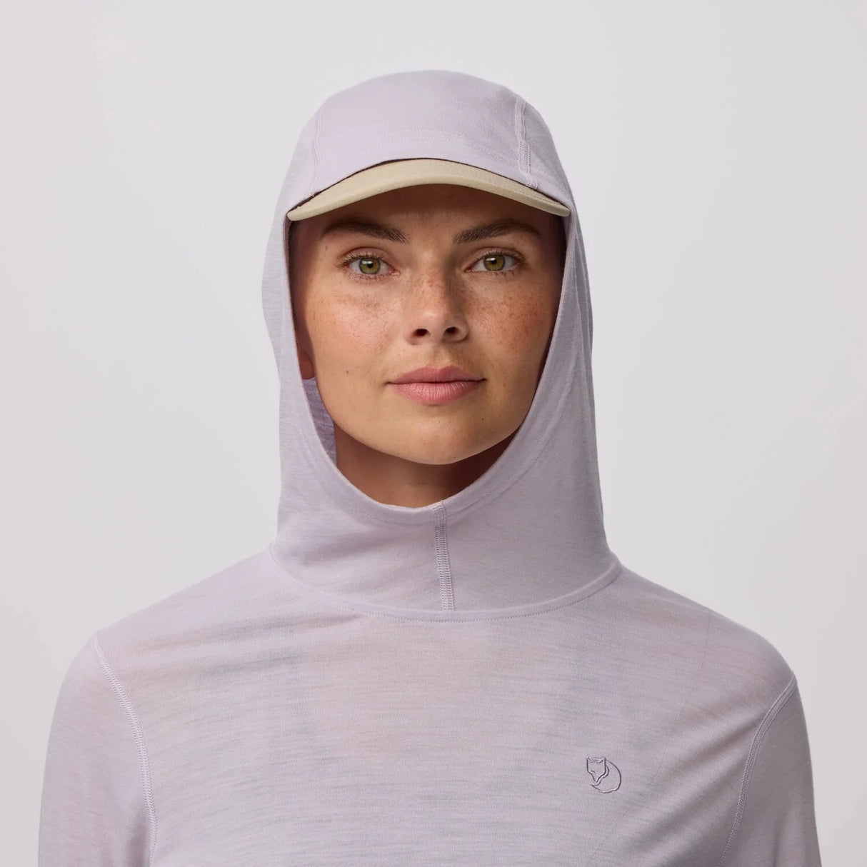 Fjällräven Abisko Wool Hoodie (Women's) - Lavender Mist