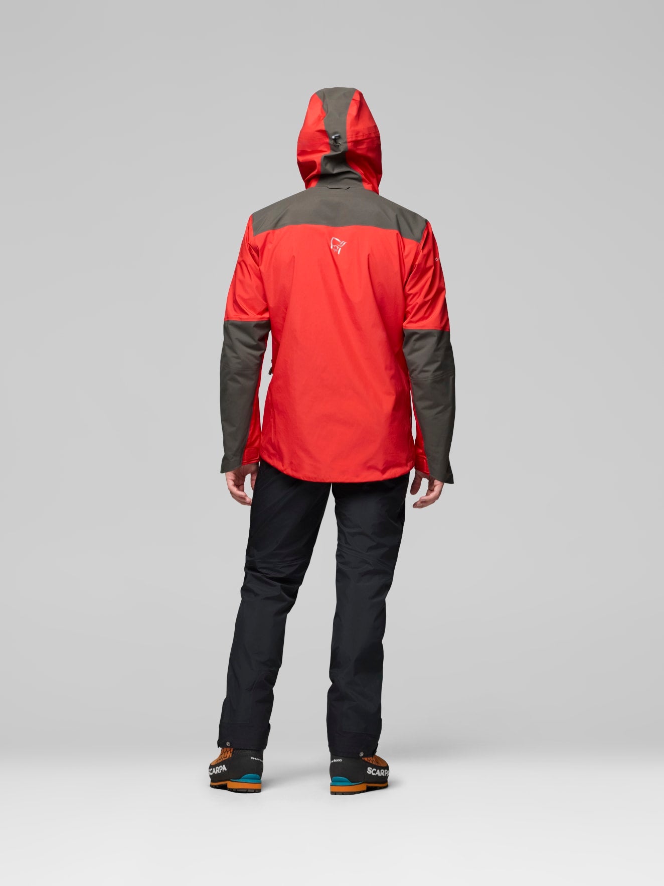 Norrøna Trollveggen GORE-TEX Pro Light Jacket (Men's) - Flame Scarlet - Red - Rain Jacket - Mountaineering Jacket