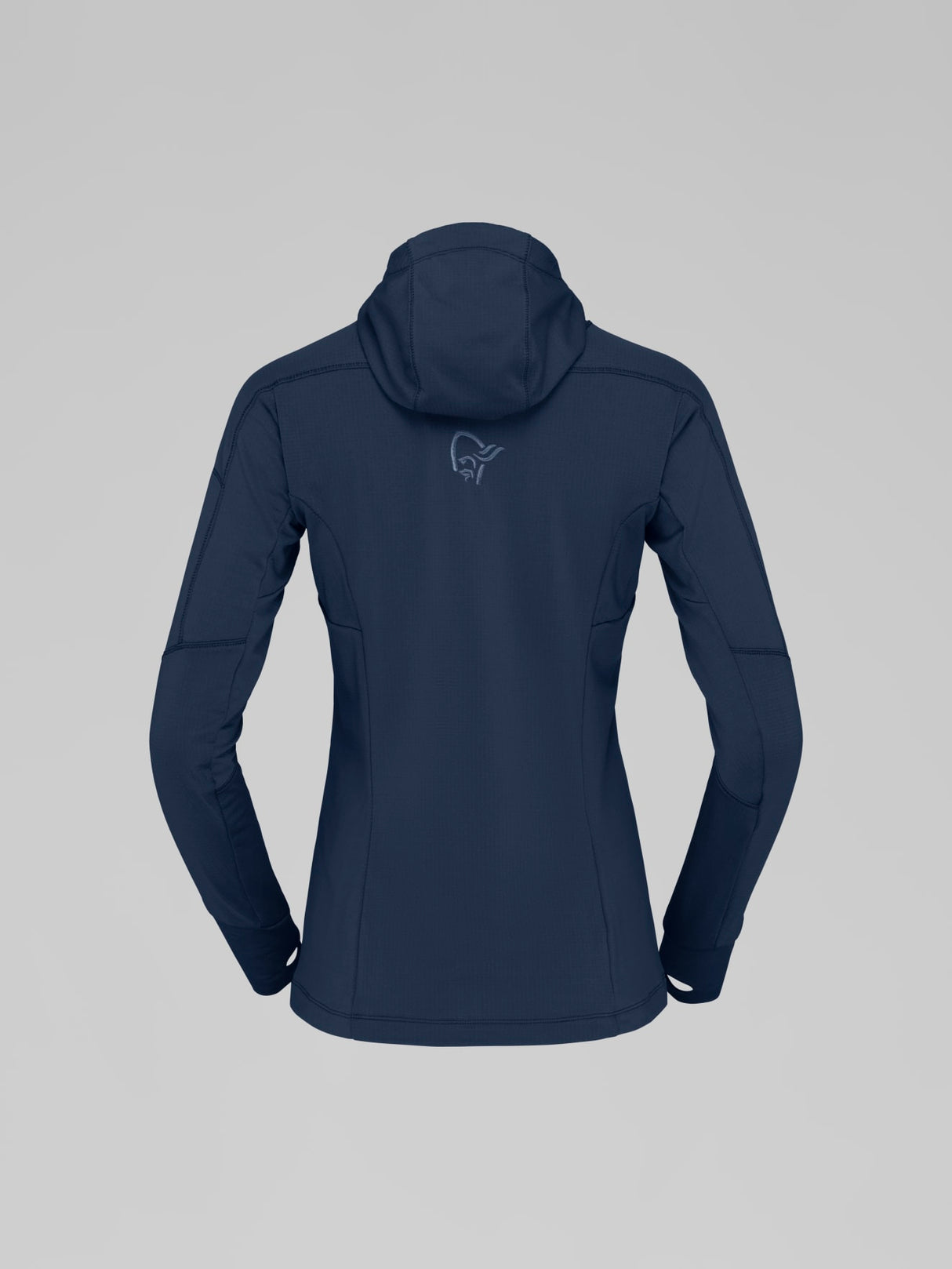 Norrøna Falketind Power Grid Zip Hood (Women's) - Hoodie - Hoody - Hooded - Jacket - Indigo Night - Blue