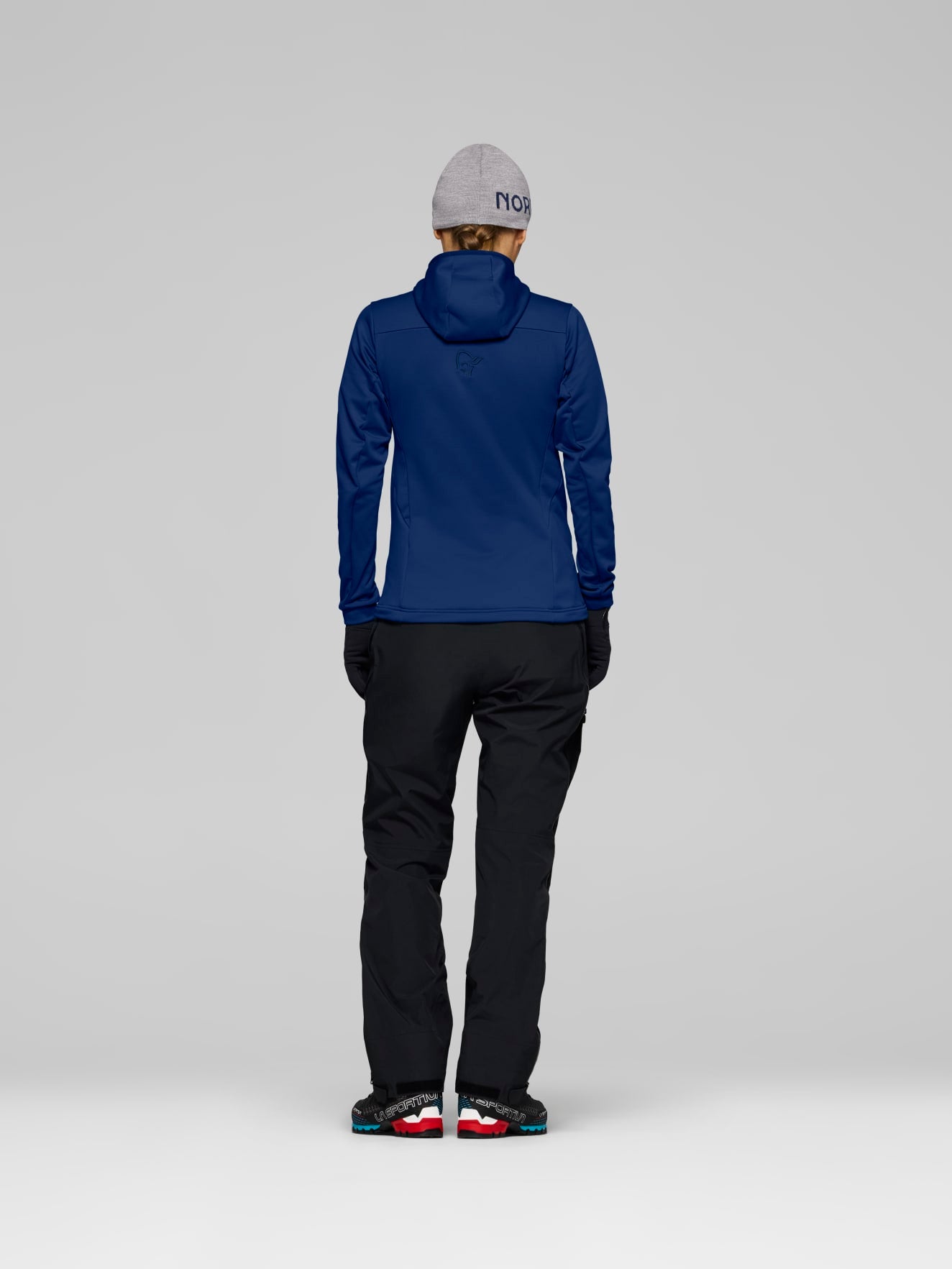 Norrøna Falketind Warm2 Stretch Hood (Women's) - Hoodie - Hoody - Hooded - Jacket - Indigo Night - Blue