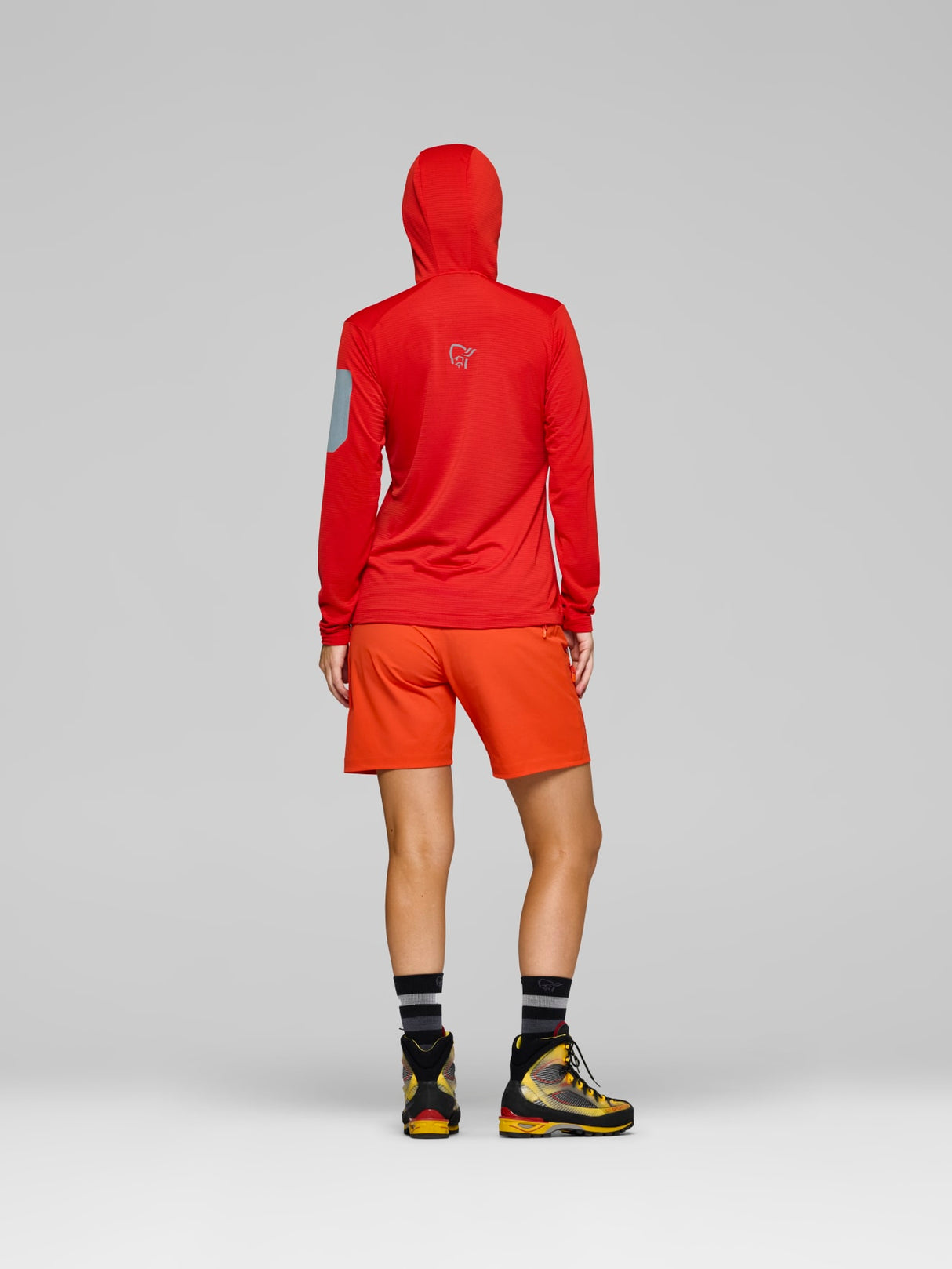 Norrøna Falketind Warm1 Hood (Women's) - Aura Orange/Trooper