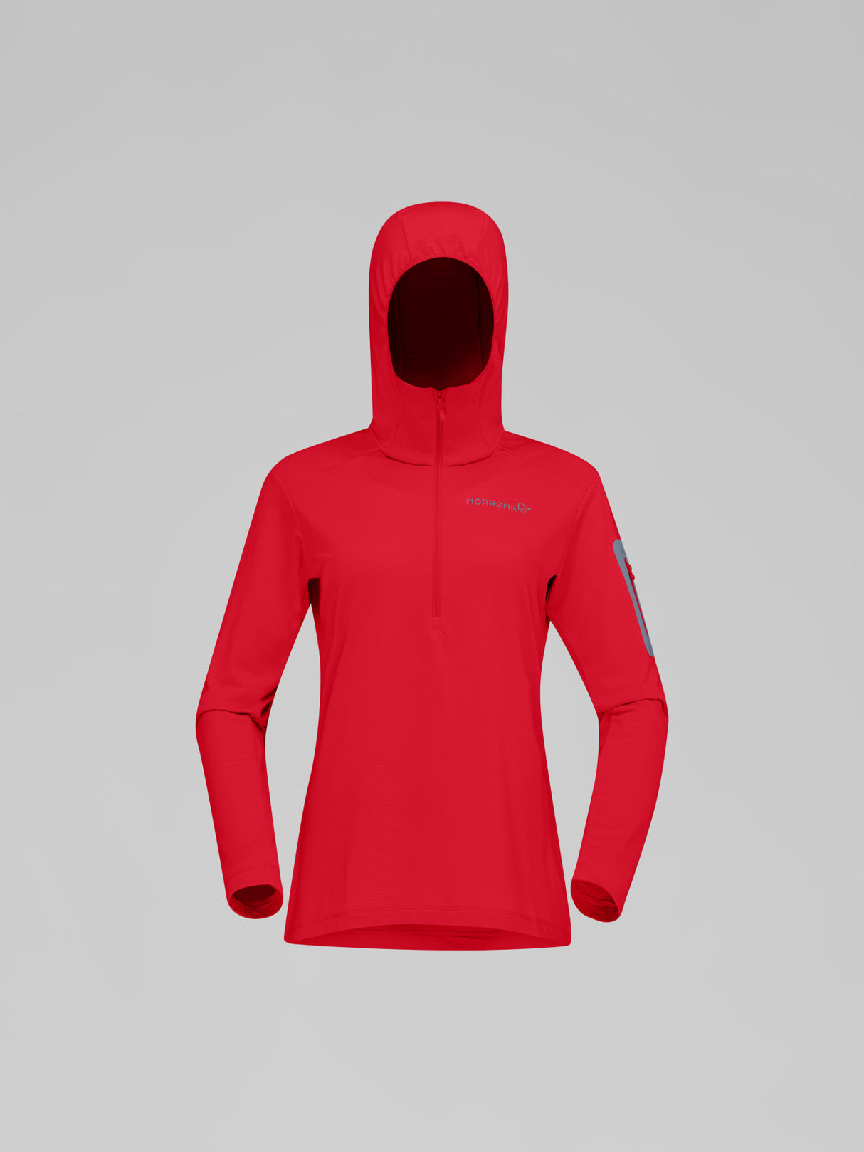 Norrøna Falketind Warm1 Hood (Women's) - Aura Orange/Trooper