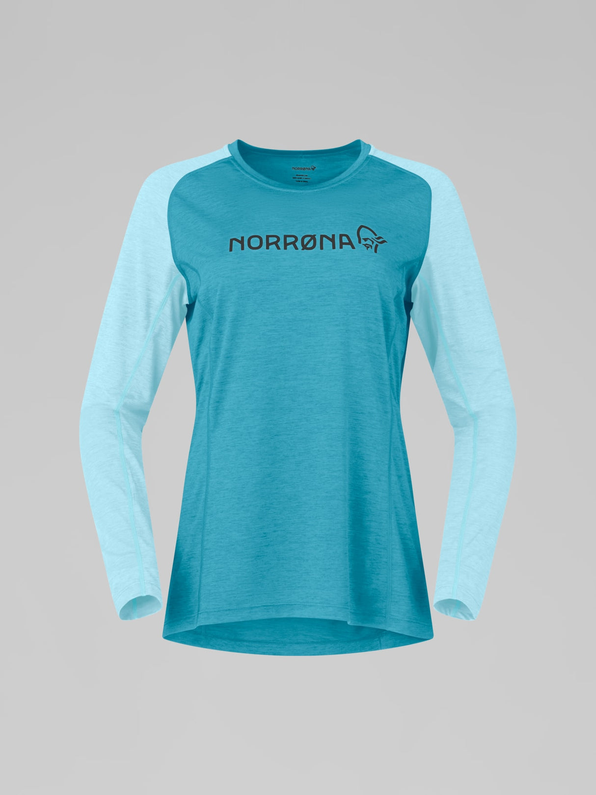 Norrøna Fjørå Equaliser Lightweight Long Sleeve (Women's) - Brittany Blue/Aqua Haze