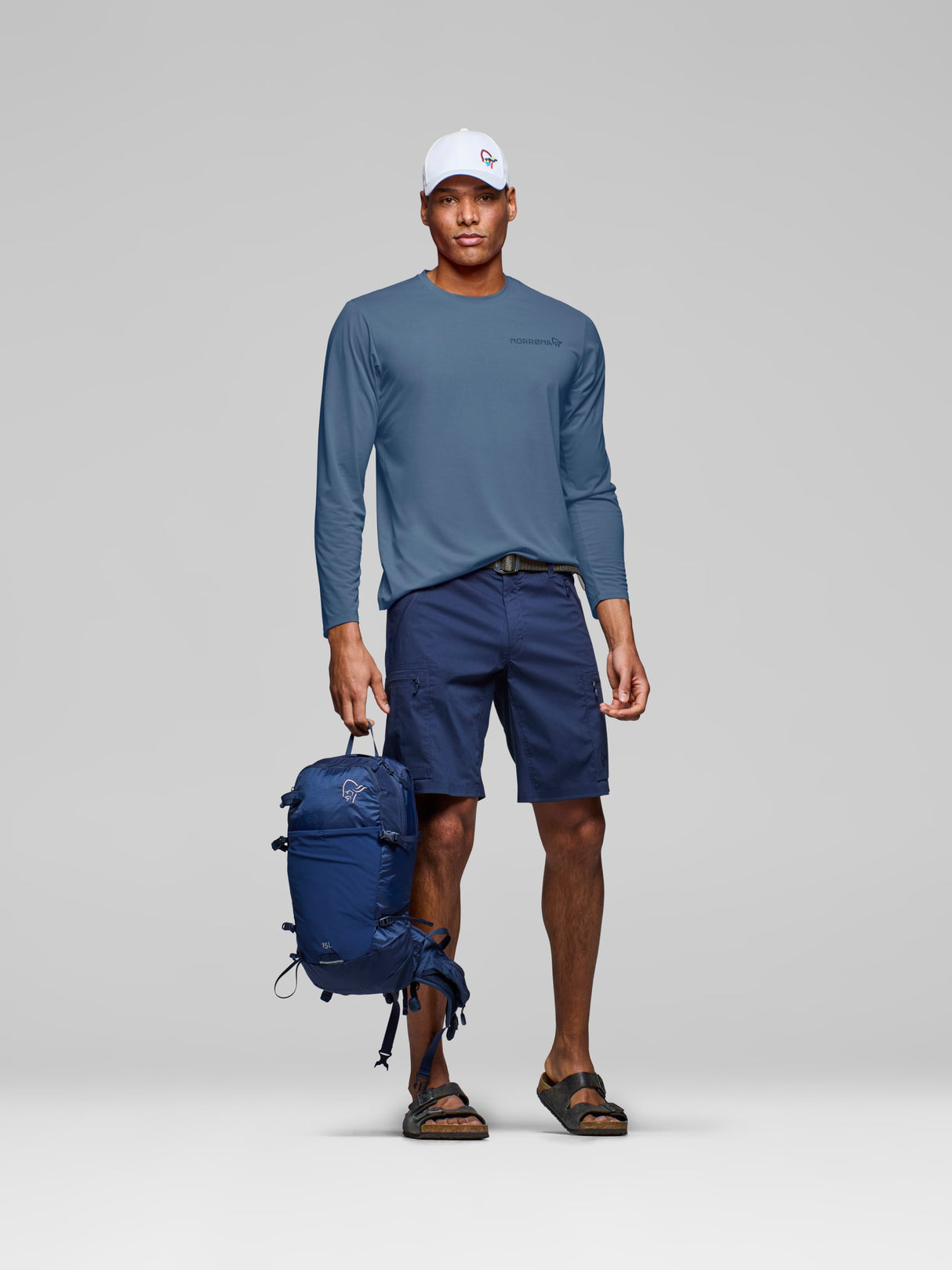 Norrøna Femund Tech Long Sleeve (Men's) - Vintage Indigo