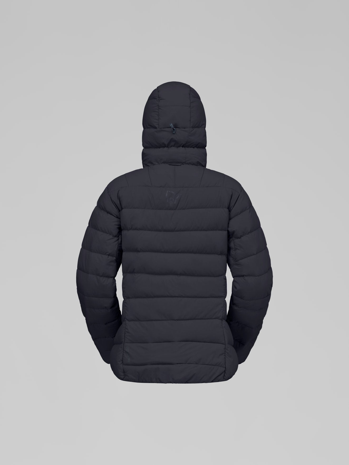 Norrøna Femund Down700 Zip Hood (Women's) - Jacket - Down - Puffer - Caviar - Black