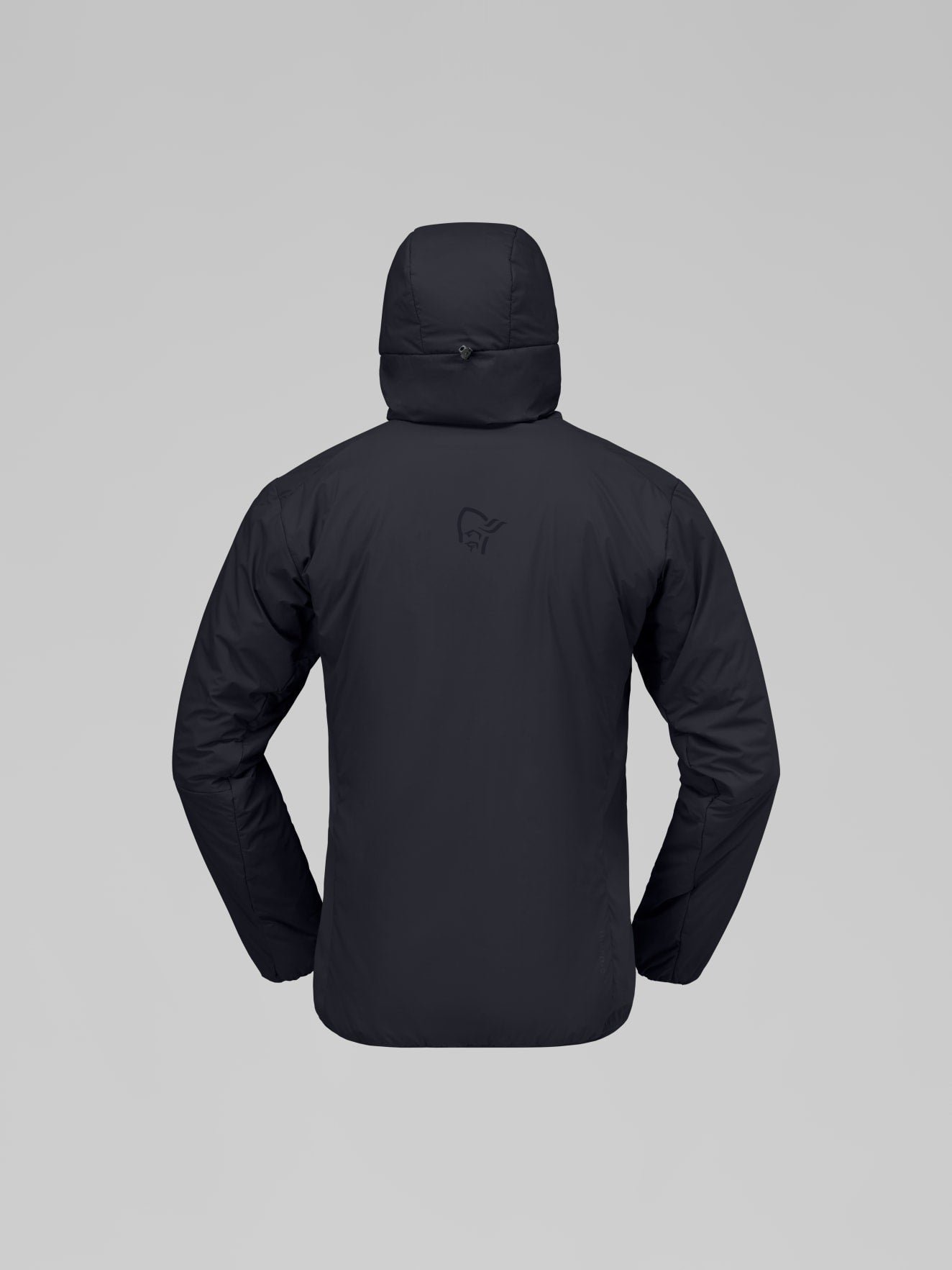 Norrøna Femund Thermo60 Zip Hood (Men's) - Hooded - Hoody - Hoodie - Jacket - Caviar - Black