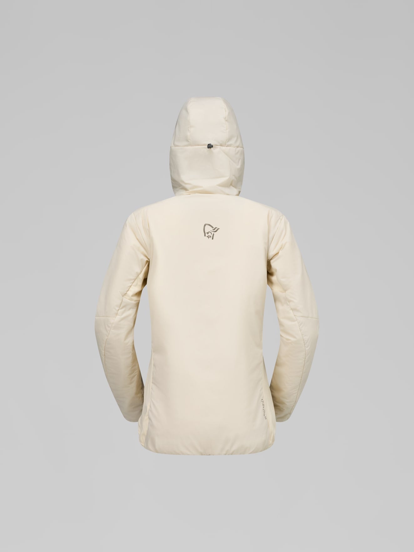 Norrøna Femund Thermo60 Zip Hood (Women's) - Hooded - Hoody - Hoodie - Jacket - Oatmeal - White