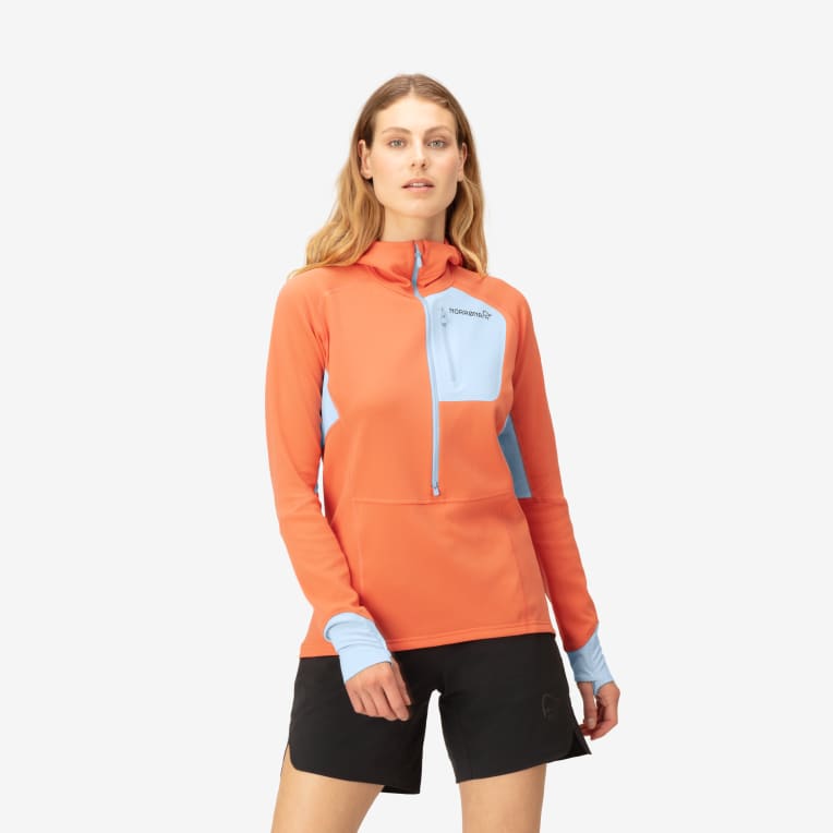 Norrøna Senja Warm1 Hood (Women's) - Flamingo Norrøna