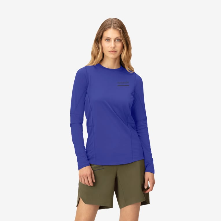 Norrøna Senja Equaliser Lightweight Long Sleeve (Women's) - Royal Blue Norrøna