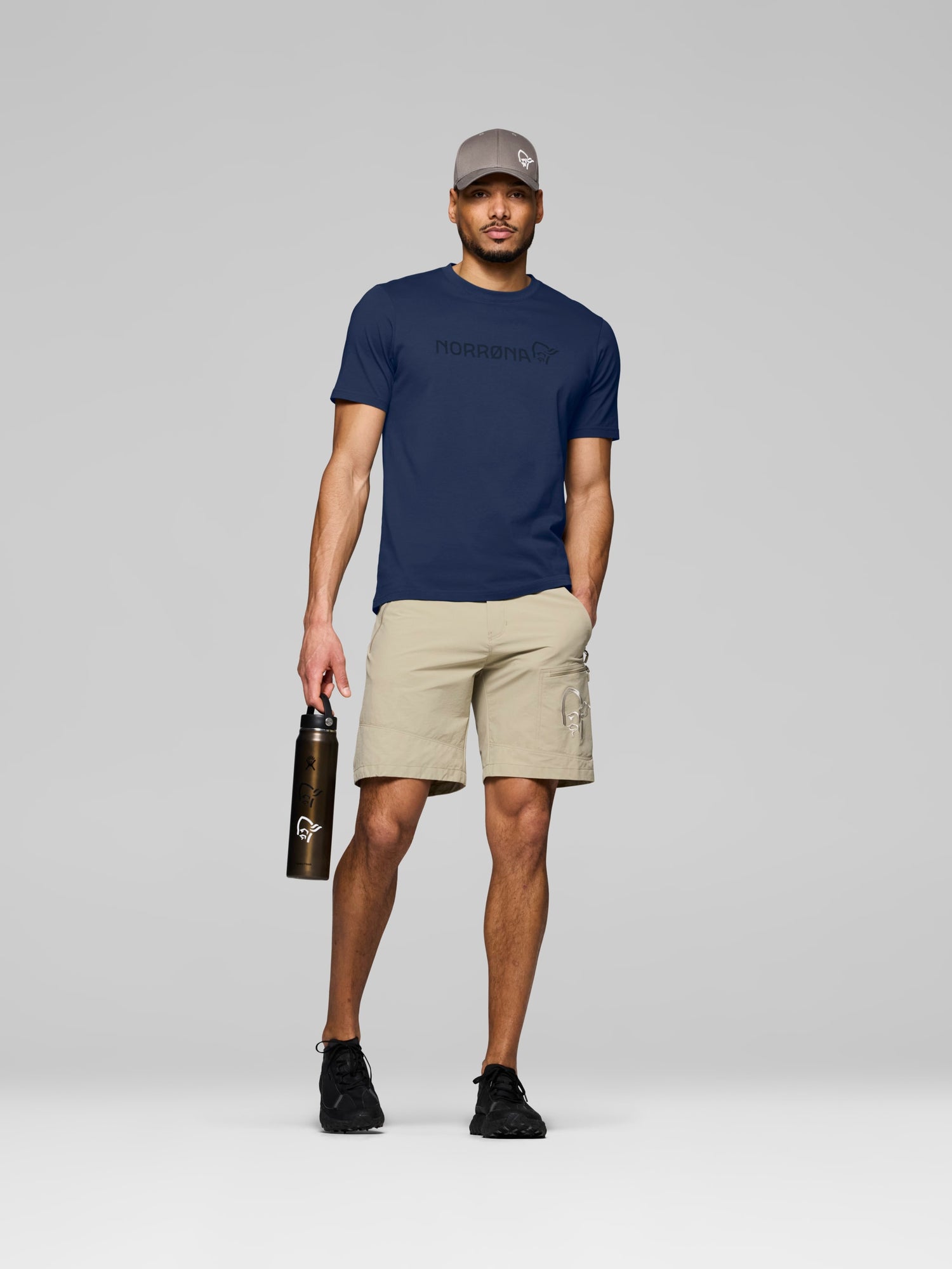 Norrøna /29 Cotton Viking T-Shirt (Men's) - Tee Shirt - Indigo Night - Navy Blue