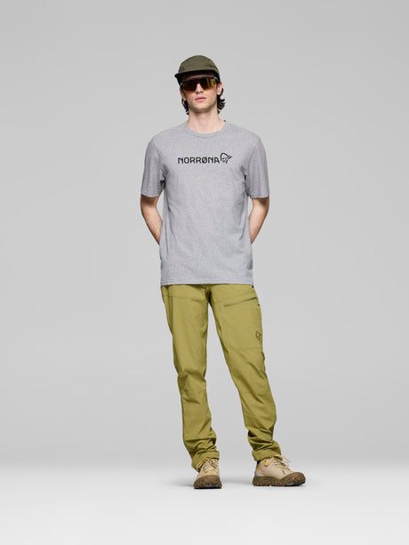 Norrøna /29 Cotton Viking T-Shirt (Men's) - Tee Shirt - Drizzle Melange - Grey