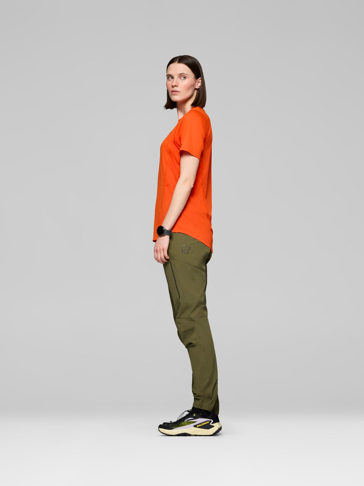 Norrøna Senja Equaliser Lightweight T-Shirt (Women's) - Tee Shirt - Arednalin - Orange - Red