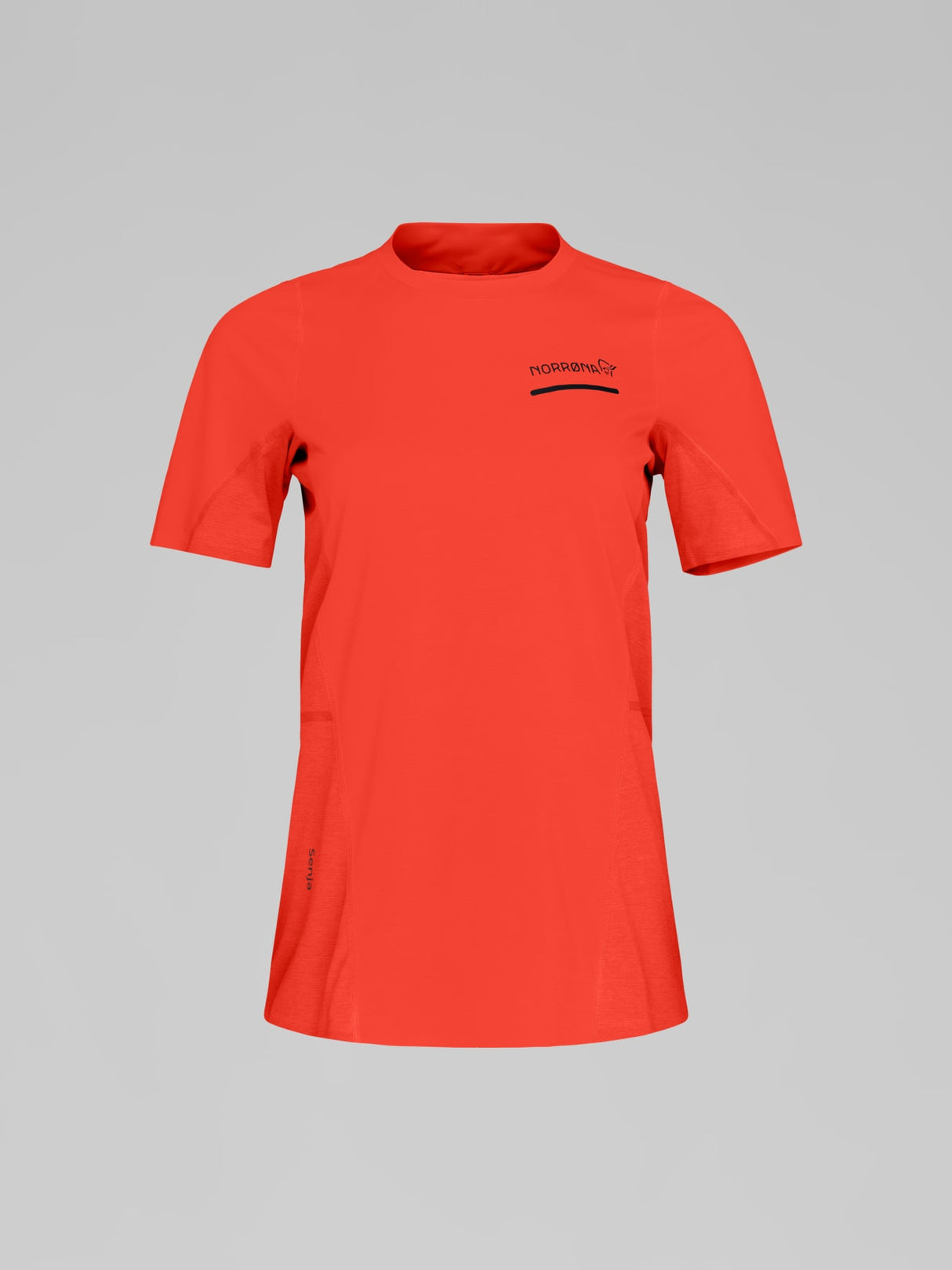 Norrøna Senja Equaliser Lightweight T-Shirt (Women's) - Tee Shirt - Arednalin - Orange - Red
