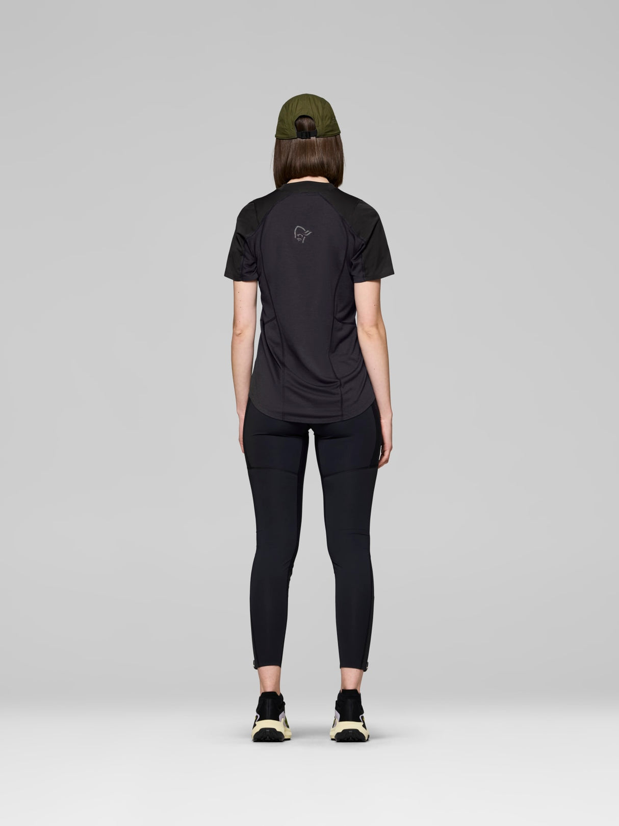 Norrøna Senja Equaliser Lightweight T-Shirt (Women's) - Tee Shirt - Caviar - Black