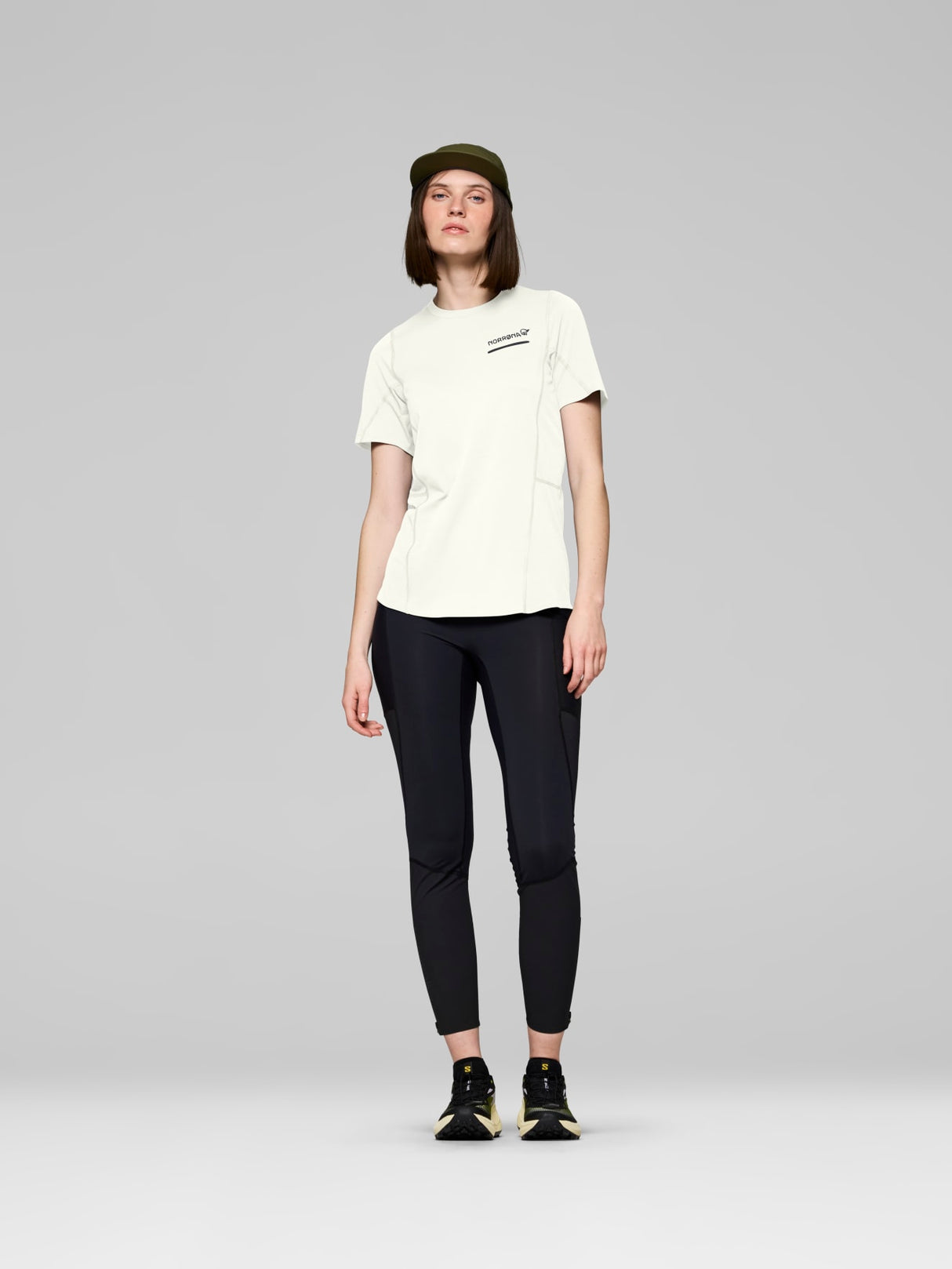 Norrøna Senja Equaliser Lightweight T-Shirt (Women's) - Snow White