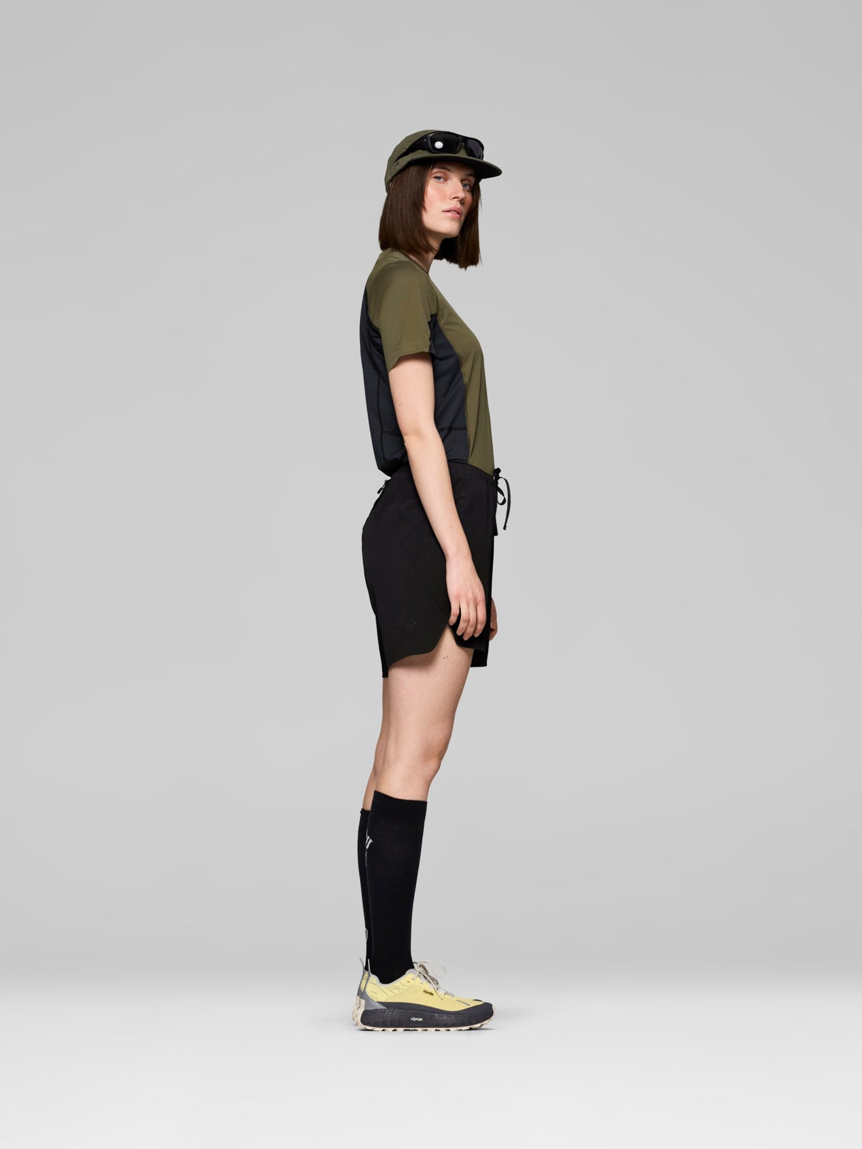 Norrøna Senja Flex1 8" Shorts (Women's) - Caviar - Black