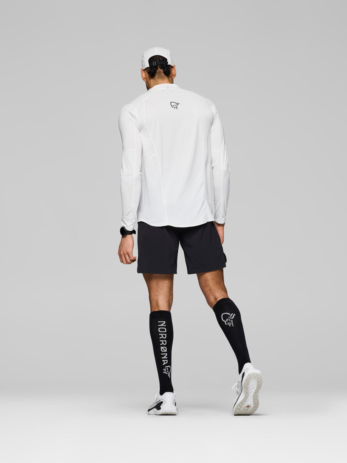 Norrøna Senja Equaliser Lightweight Long Sleeve (Men's) - Snow White