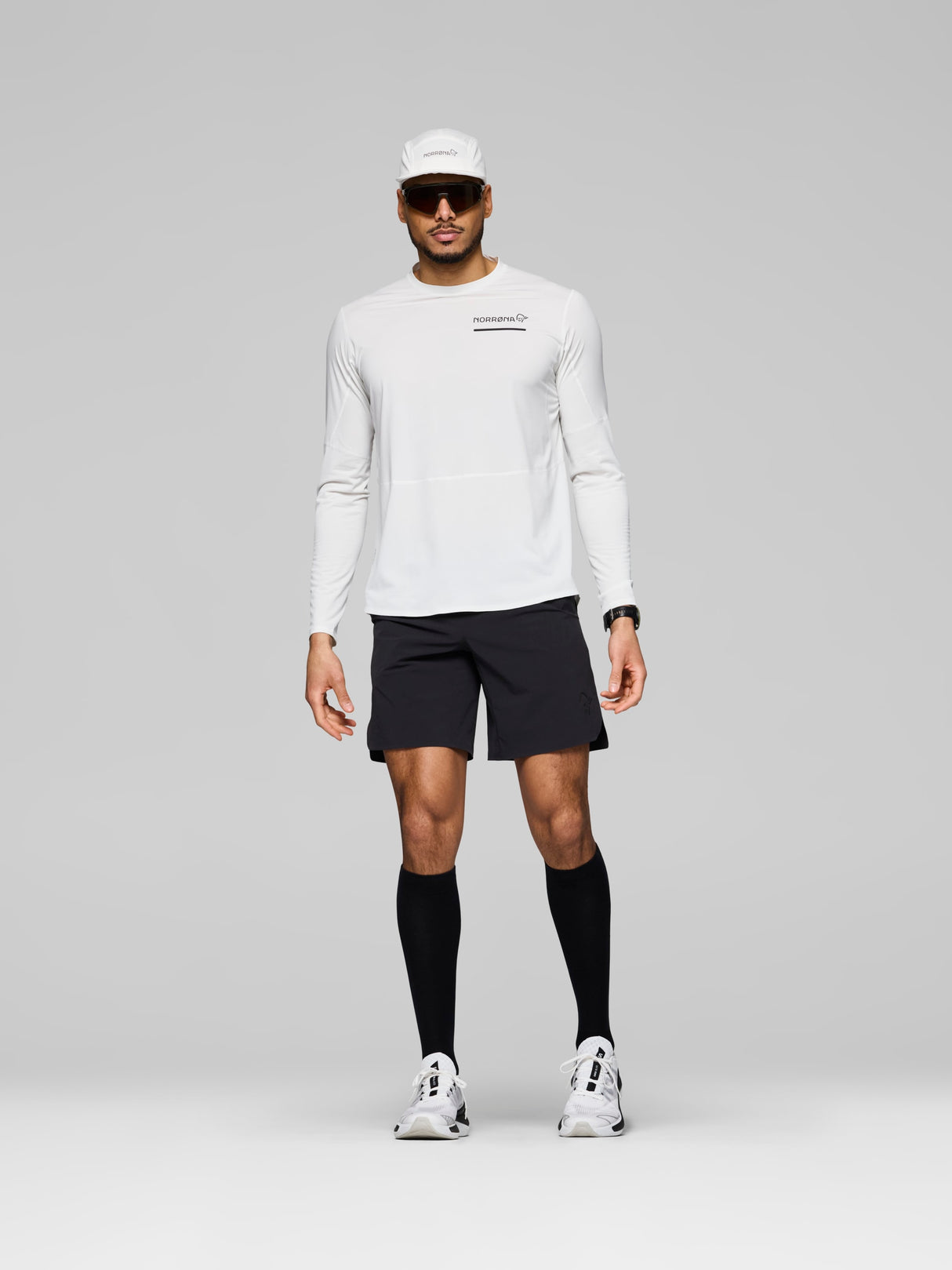 Norrøna Senja Equaliser Lightweight Long Sleeve (Men's) - Snow White