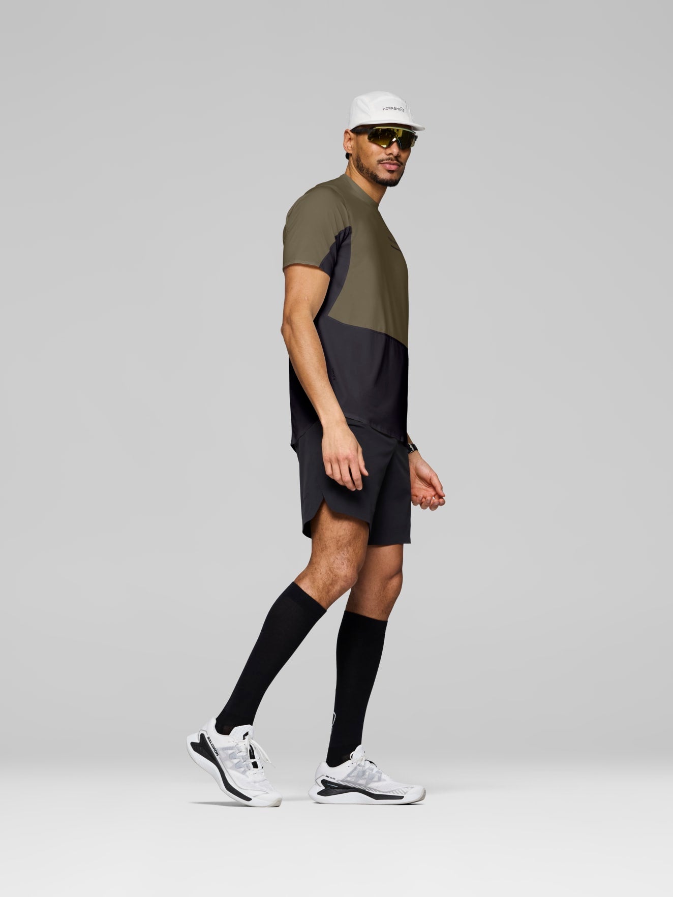 Norrøna Senja Equaliser Lightweight T-Shirt (Men's) - Tee Shirt - Shirt - Olive Night - Olive Green