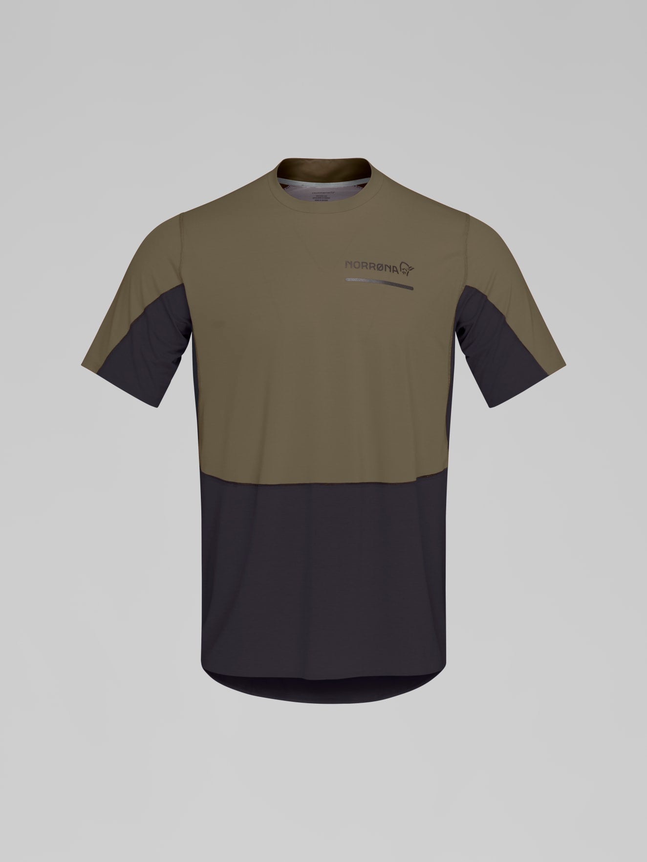 Norrøna Senja Equaliser Lightweight T-Shirt (Men's) - Tee Shirt - Shirt - Olive Night - Olive Green