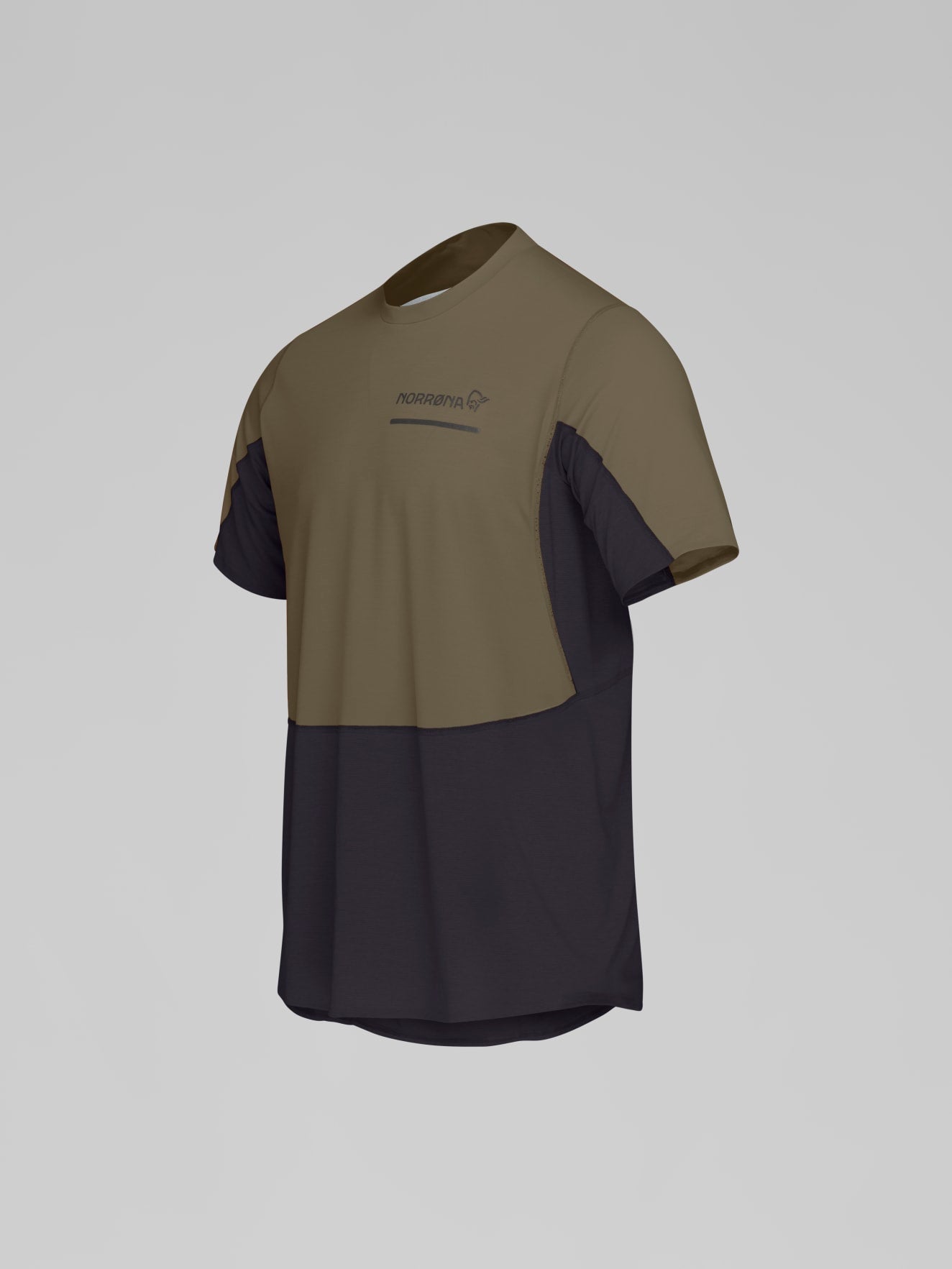Norrøna Senja Equaliser Lightweight T-Shirt (Men's) - Tee Shirt - Shirt - Olive Night - Olive Green