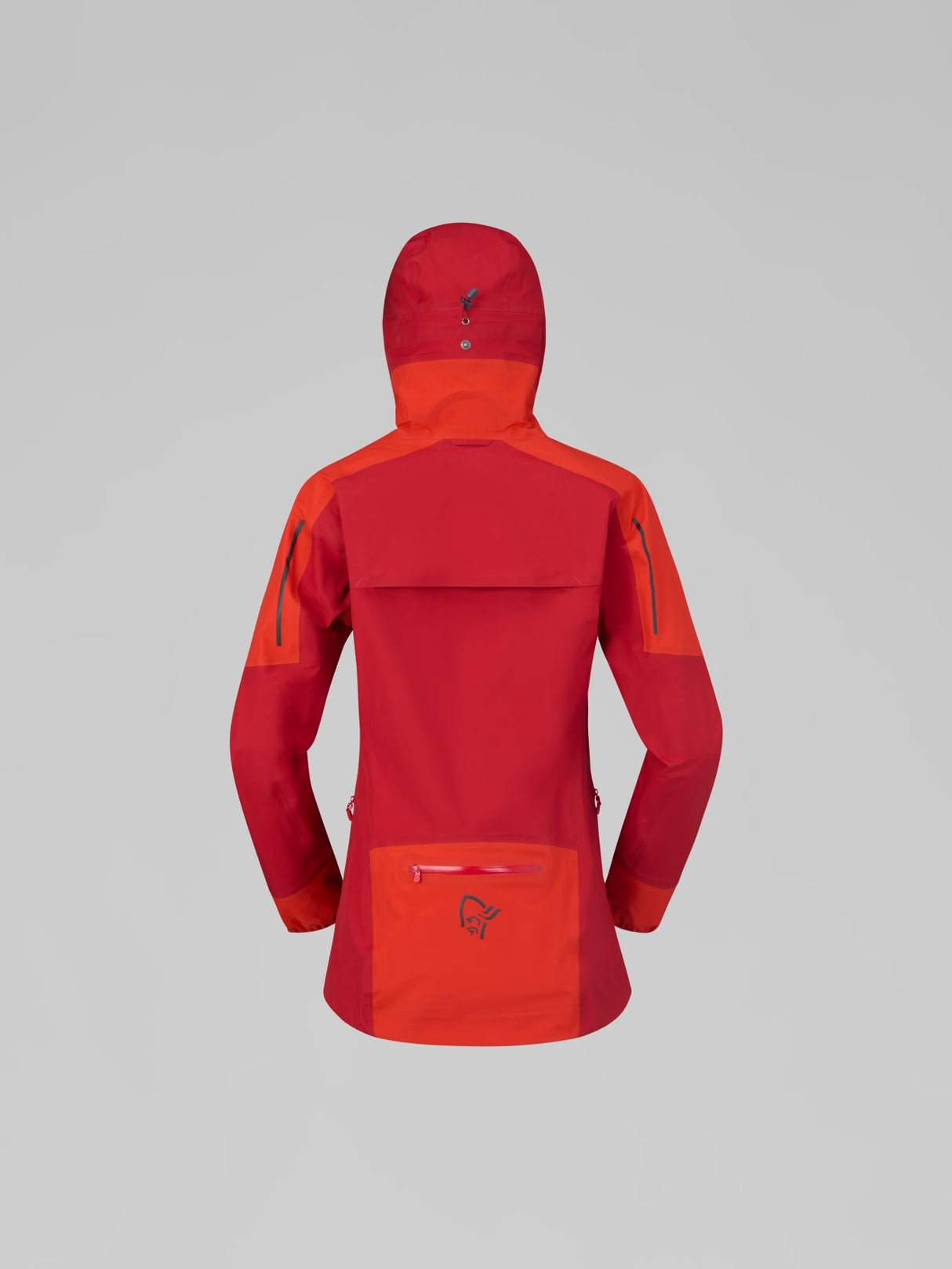 Norrøna Senja GORE-TEX Jacket (Women's) - Rain Jacket - Waterproof Jacket - Arednalin - Red - Orange