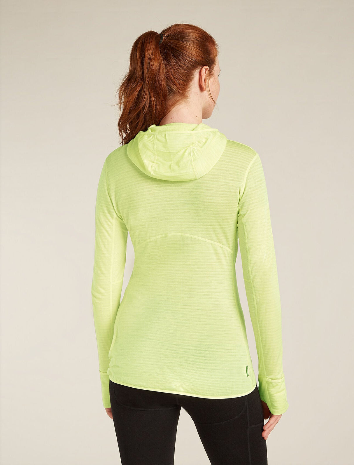 Icebreaker Merino Blend 200 Realfleece Descender LS Zip Hoodie (Women's) - Citrine Icebreaker