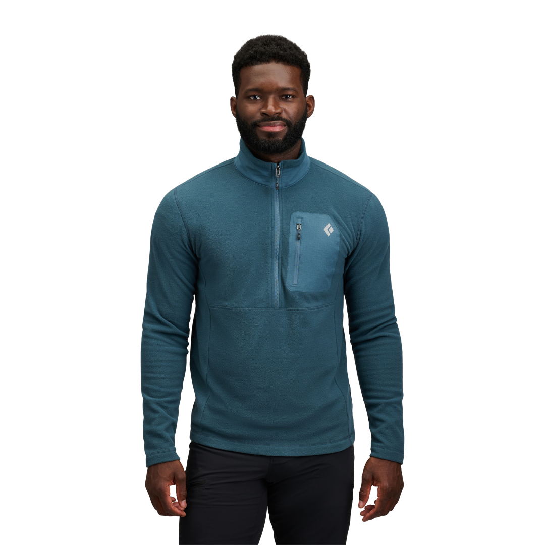 Black Diamond Rift Half-Zip Fleece Jacket (Men's) - Midnight Blue
