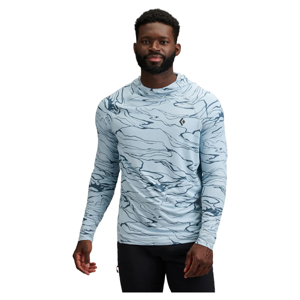 Black Diamond Alpenglow Hoody (Men's) - Relief/Fog Blue/Midnight Blue