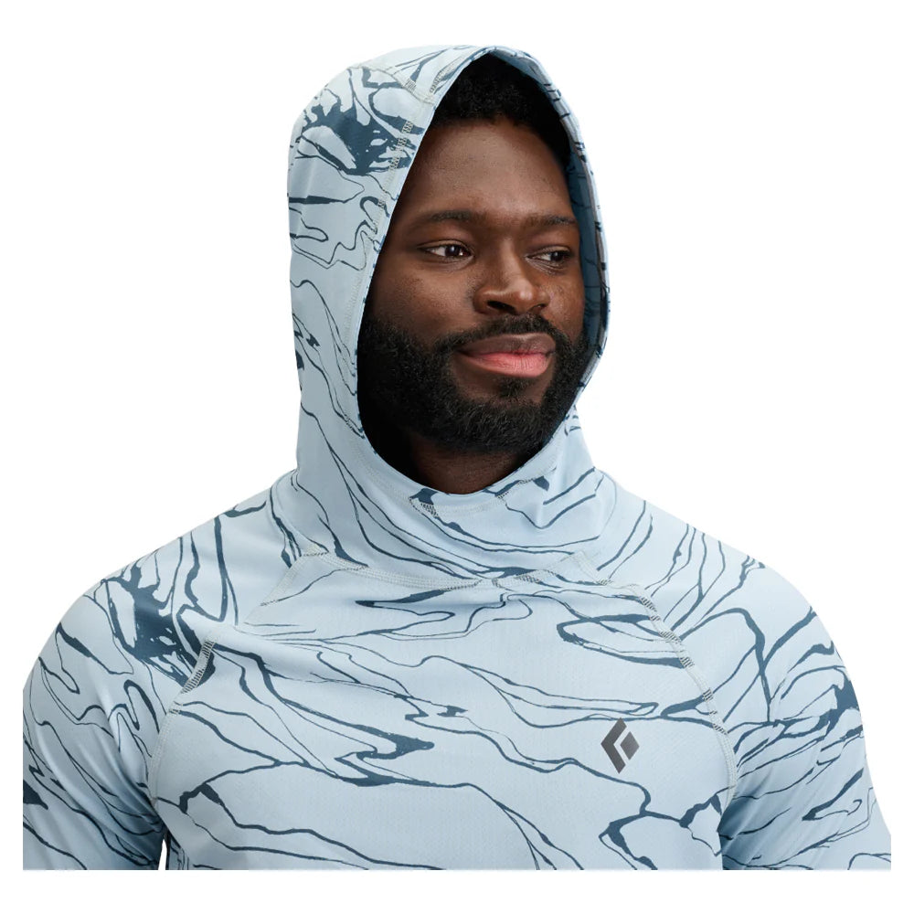 Black Diamond Alpenglow Hoody (Men's) - Relief/Fog Blue/Midnight Blue