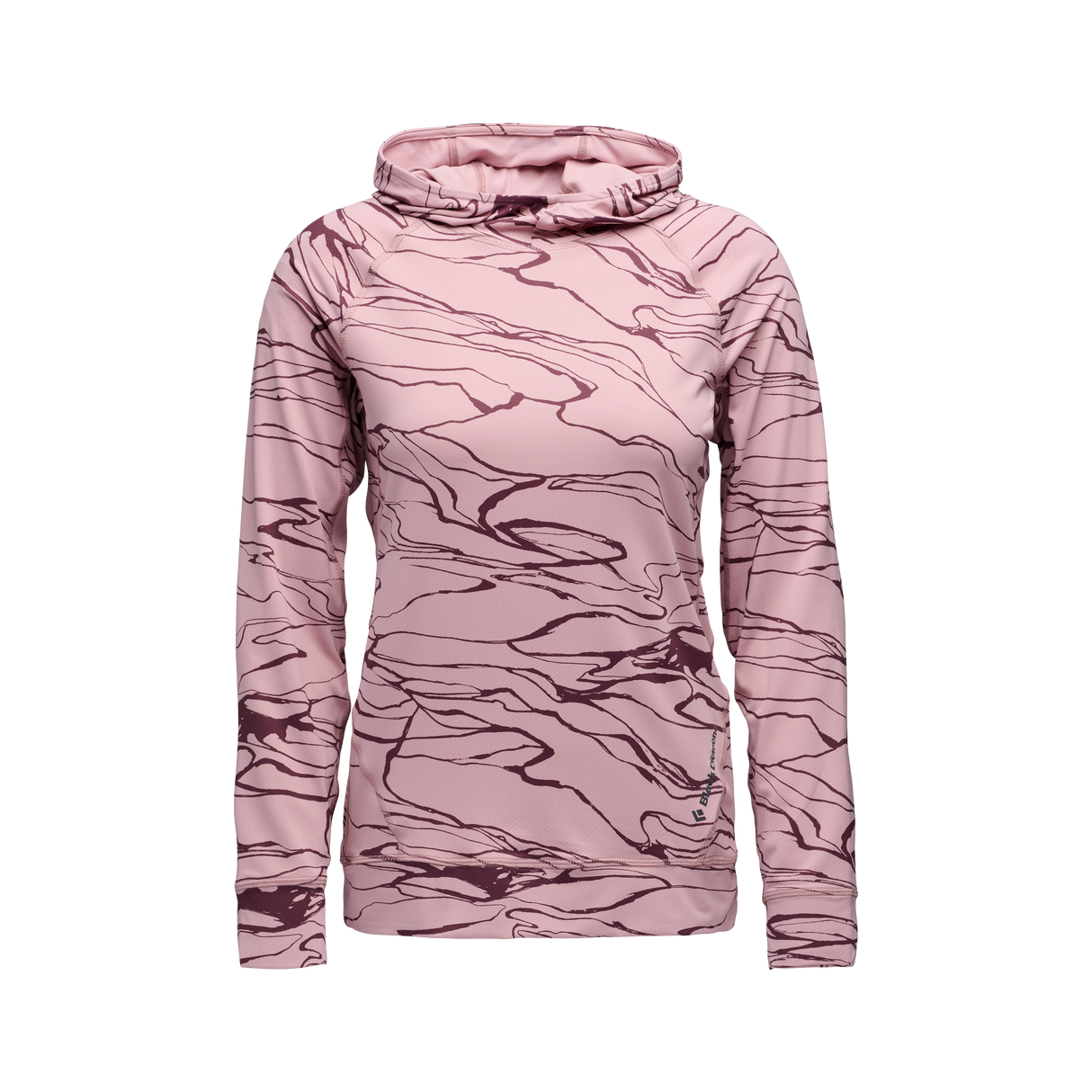 Black Diamond Alpenglow Hoody (Women's) - Relief/Meadow Rose/Fig