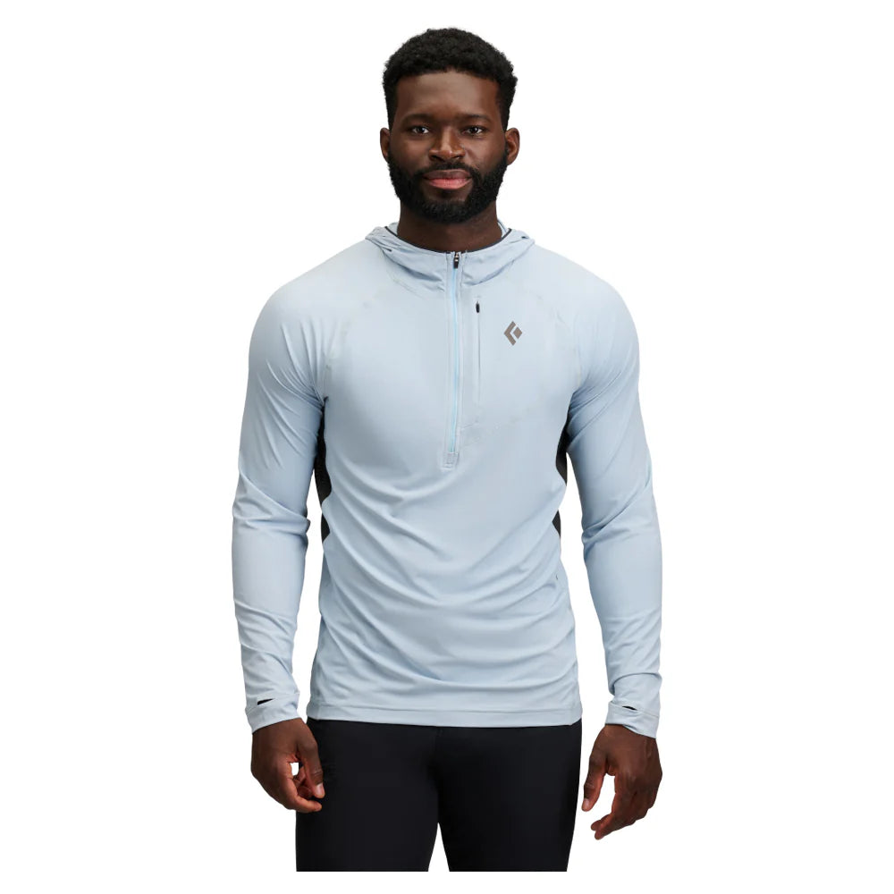 Black Diamond Alpenglow Pro Hoody (Men's) - Fog Blue
