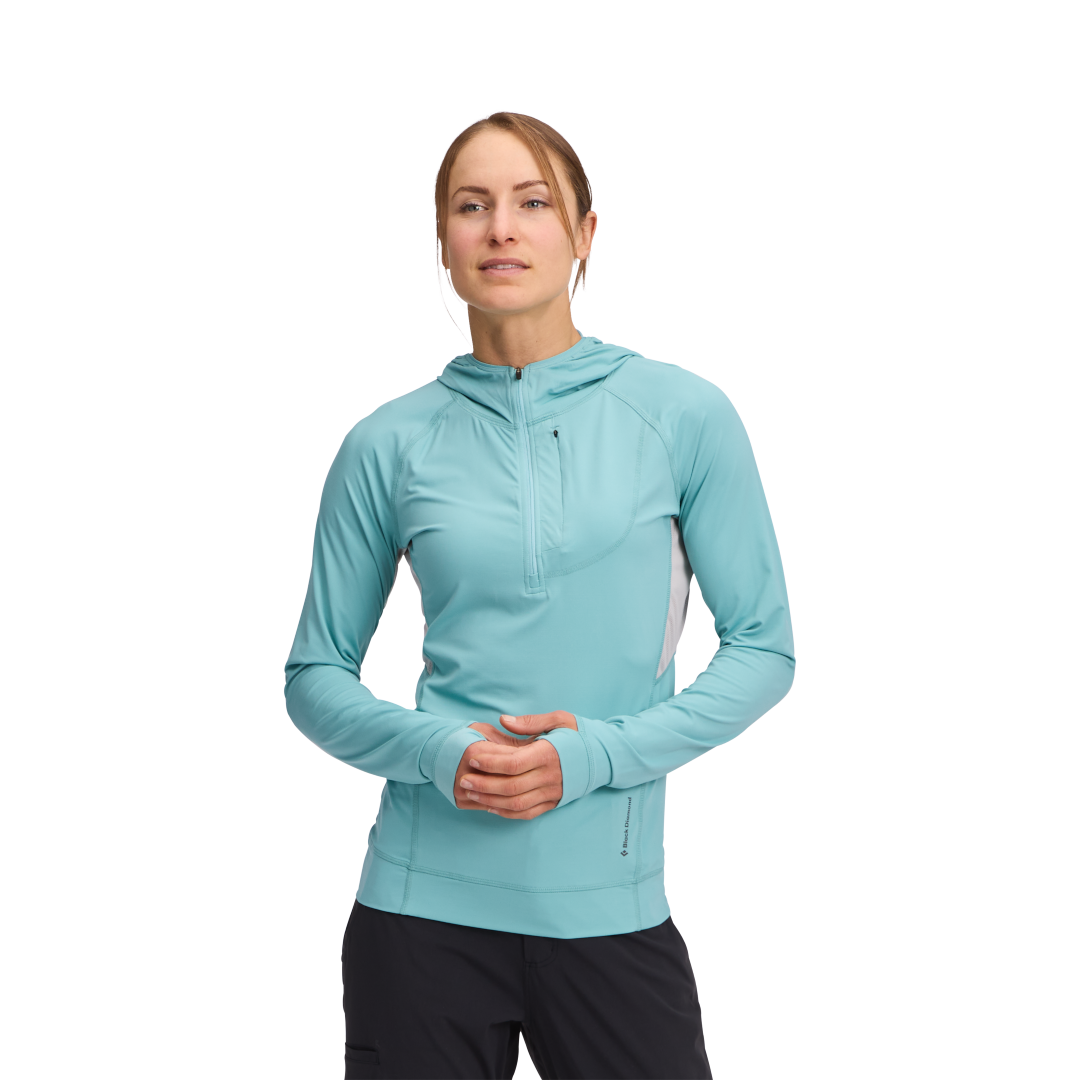 Black Diamond Alpenglow Pro Hoody (Women's) - Glacier