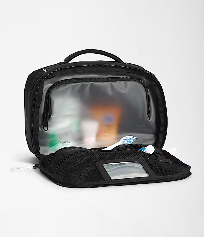 The North Face Base Camp Voyager Toiletry Kit - TNF Black/TNF White-NPF The North Face