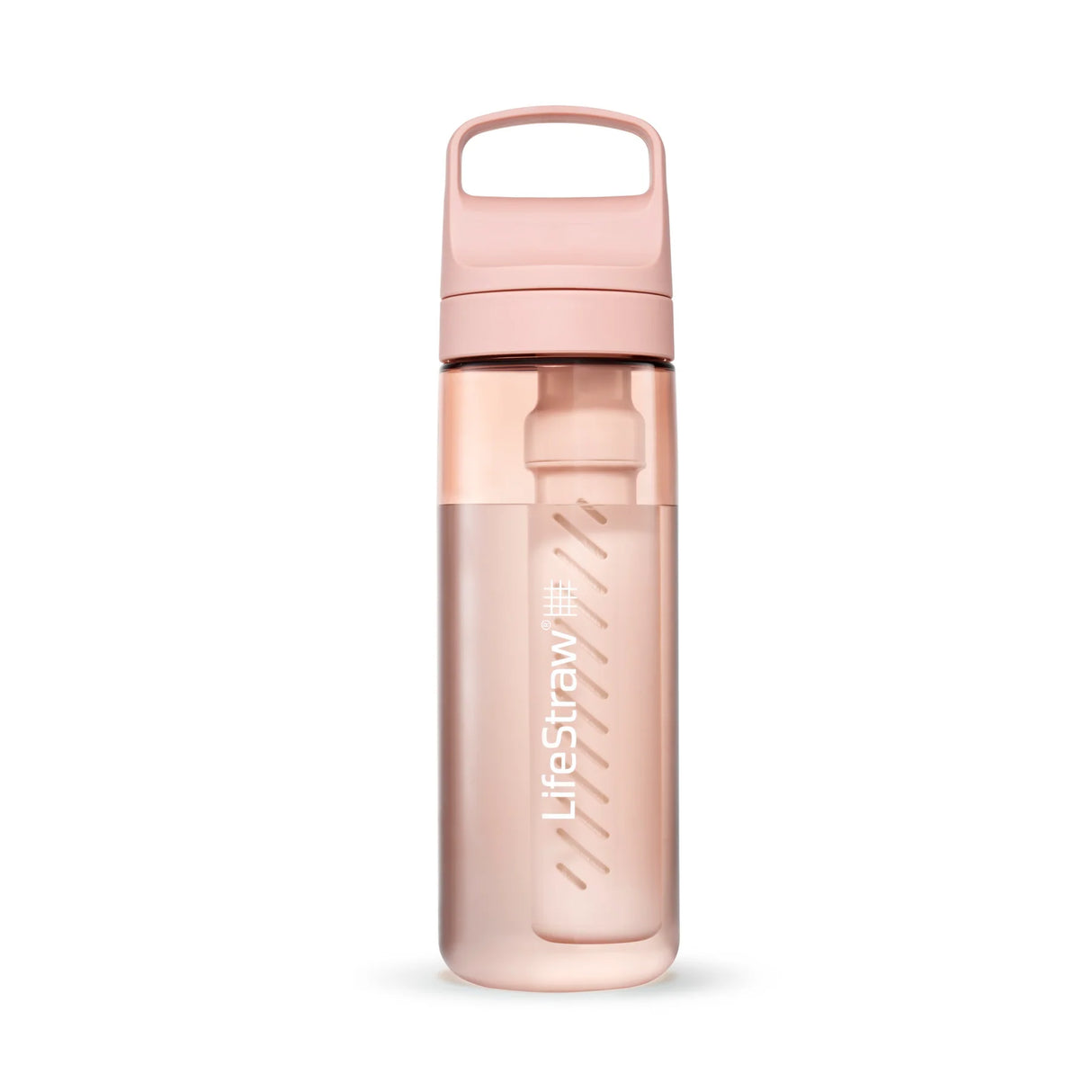 Lifestraw Go 2.0 Water Filter Bottle 650ml - Cherry Blossom - Pink