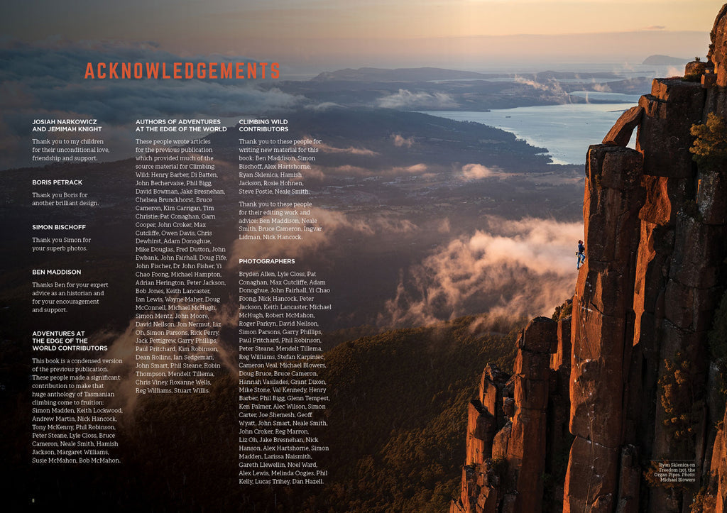 Climbing Wild - A History of Rock Climbing in Tasmania Gerard Narkowicz