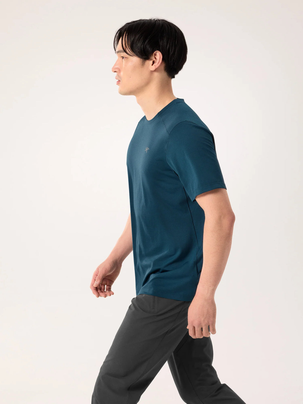 Arc'teryx Cormac Crew Neck Shirt Short Sleeve (Men's) - Nightscape Heather