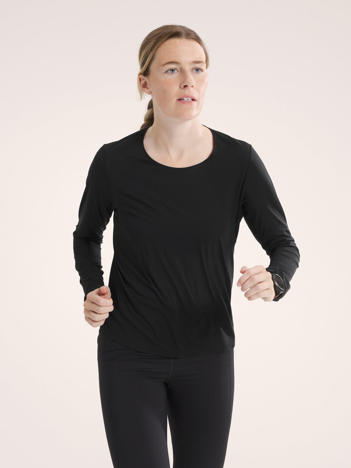 Arc'teryx Norvan Crew Shirt Long Sleeve (Women's) - Black