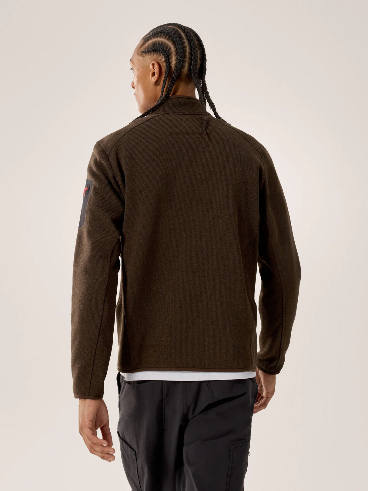 Arc'teryx Covert Cardigan (Men's) - Carob Heather/Black