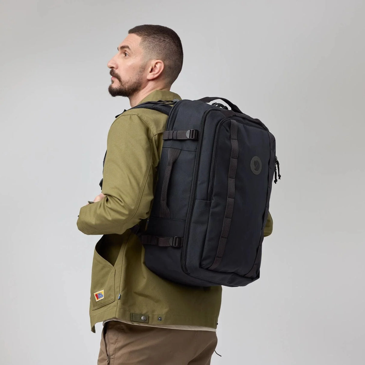Fjallraven Färden Carry-On Pack - Coal Black - Find Your Feet Australia Hobart Launceston Tasmania
