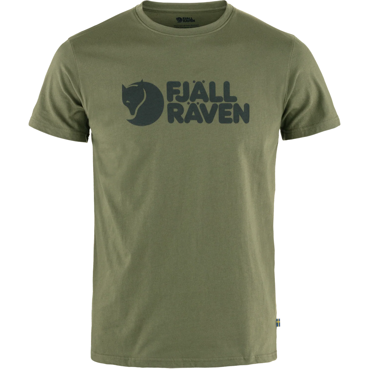 Fjällräven Logo T-Shirt (Men's) - Laurel Green - Military Green