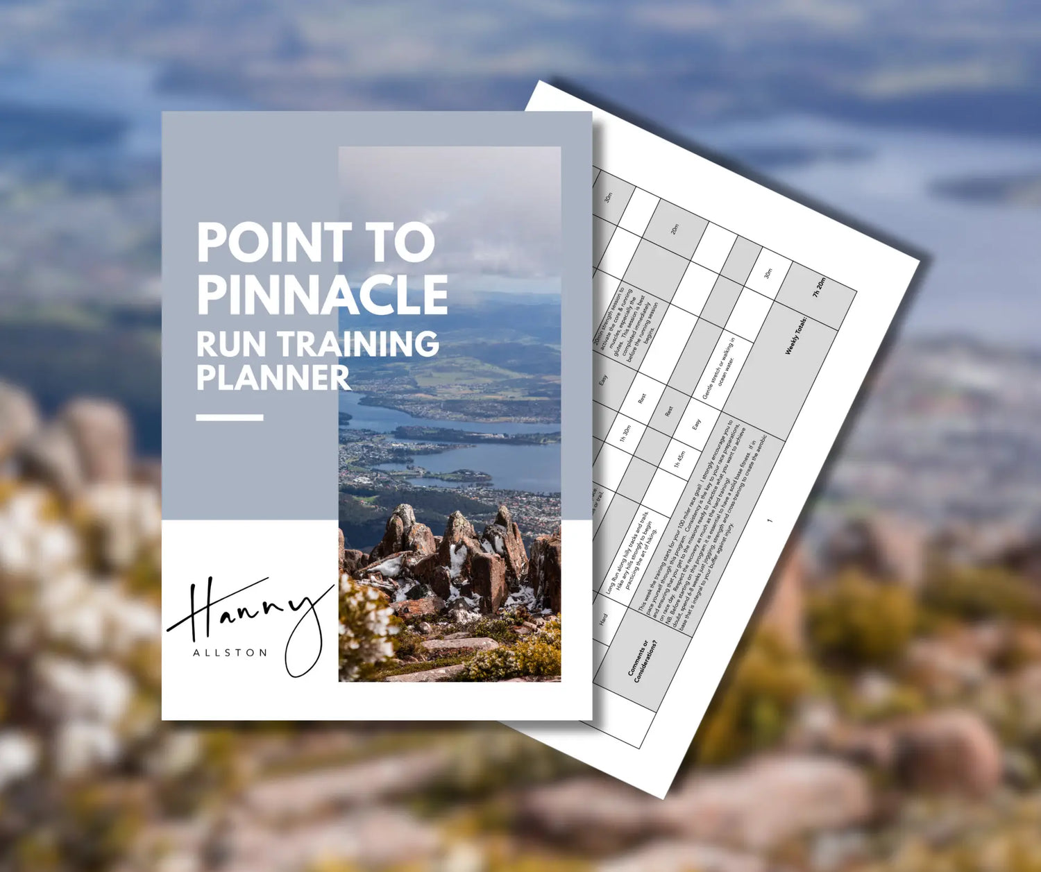 Hanny Allston: Point to Pinnacle Run Training Plan Hanny Allston