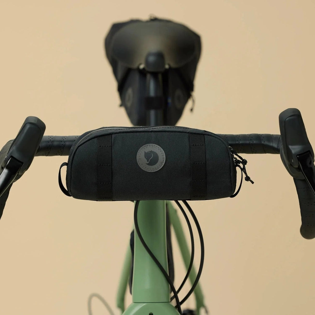 Fjällräven Hoja Handlebar Pocket - Black - Find Your Feet Australia Hobart Launceston Tasmania