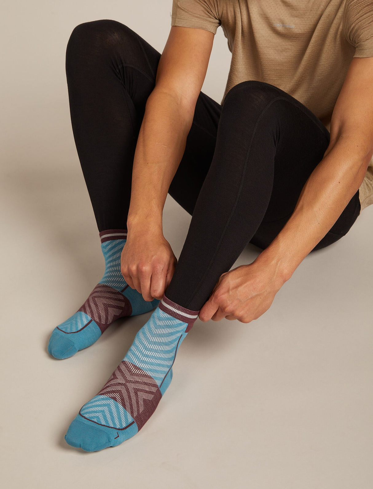 Icebreaker Merino Run+ Ultralight Mini Socks (Men's) Icebreaker