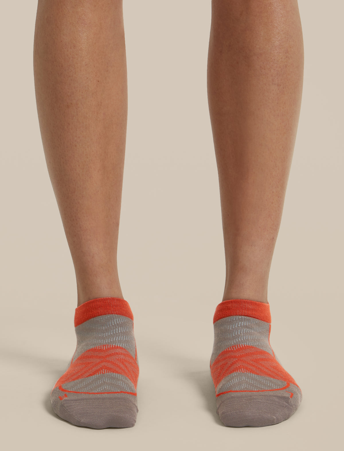 Icebreaker Merino Run+ Ultralight Micro Socks (Women's) - Porcini Fervid Find Your Feet